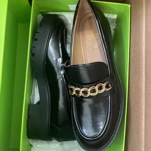 Brand New Sam Edelman Taelor Loafer, Black Patent, Size 8